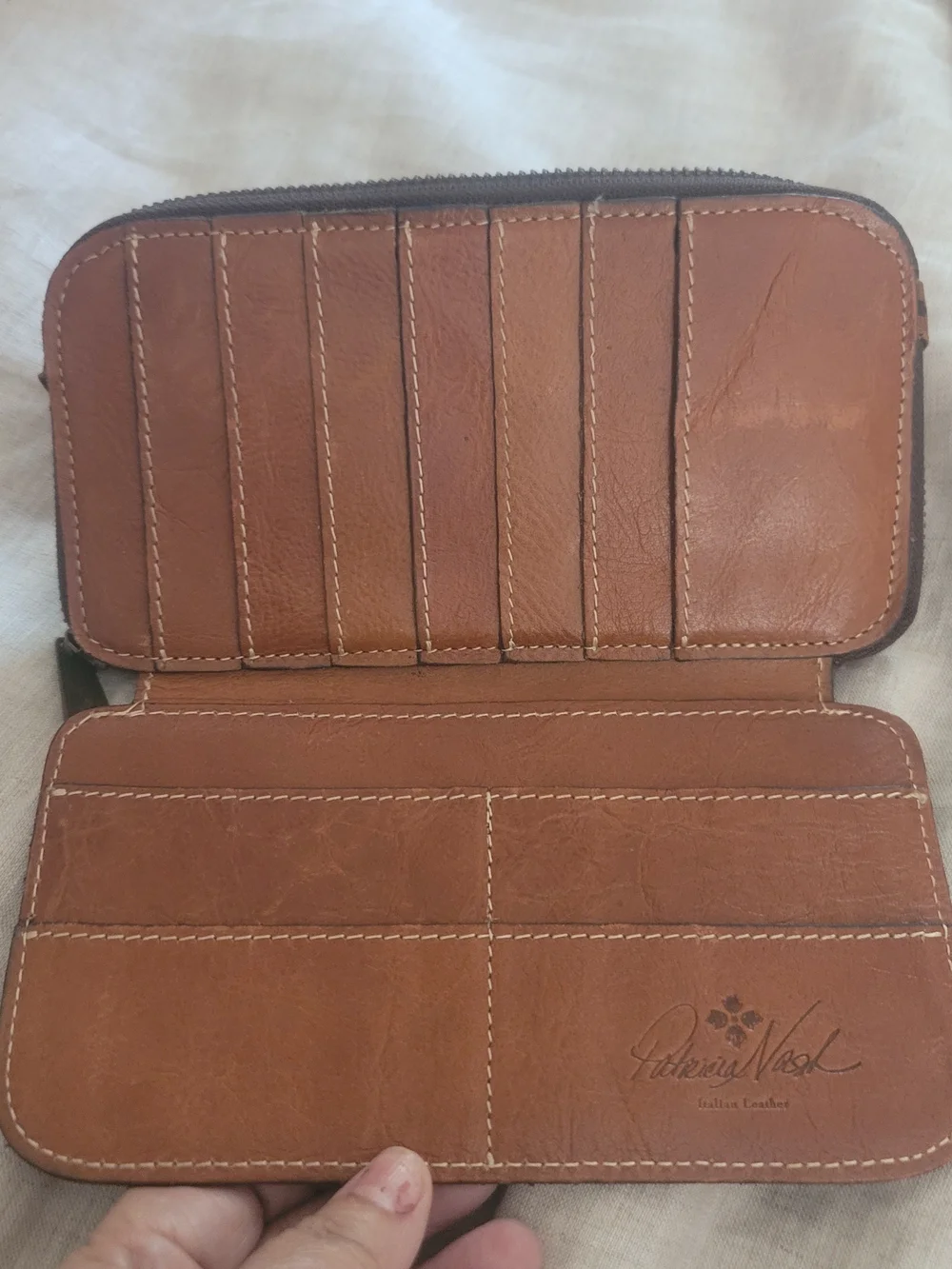 Patricia Nash smooth cognac